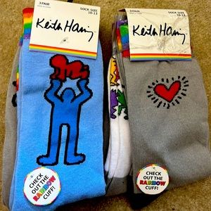 Keith Haring six pairs of socks